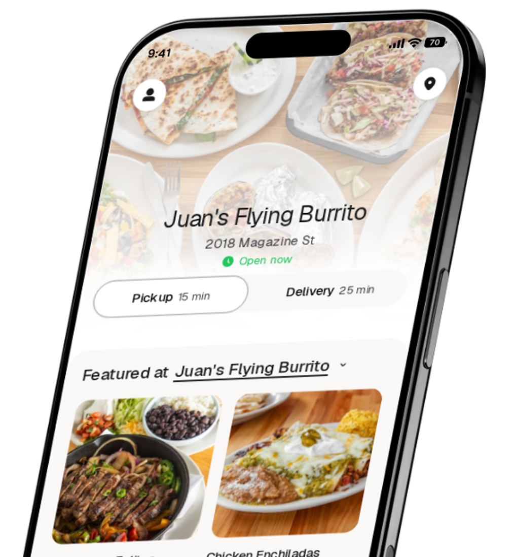 Juan's Flying Burrito app preview