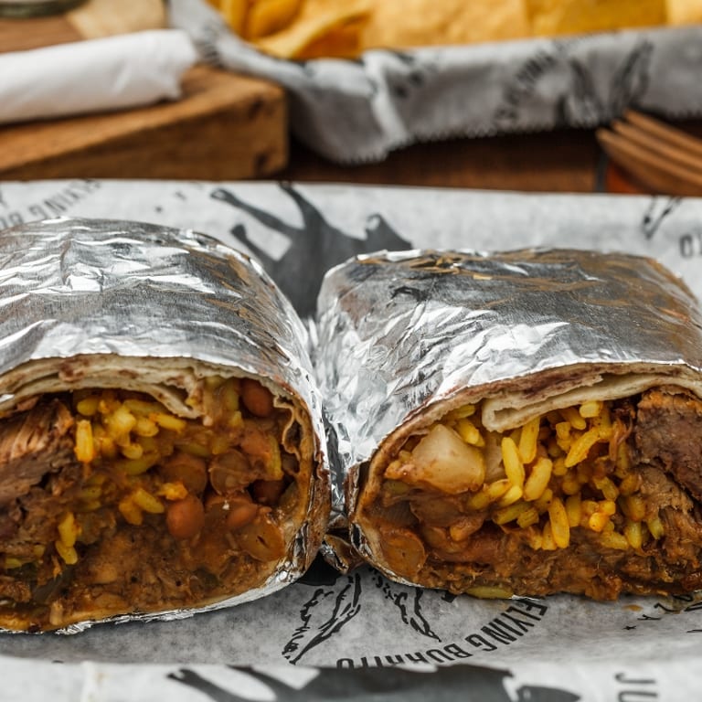 Delicious Al Pastor Burrito